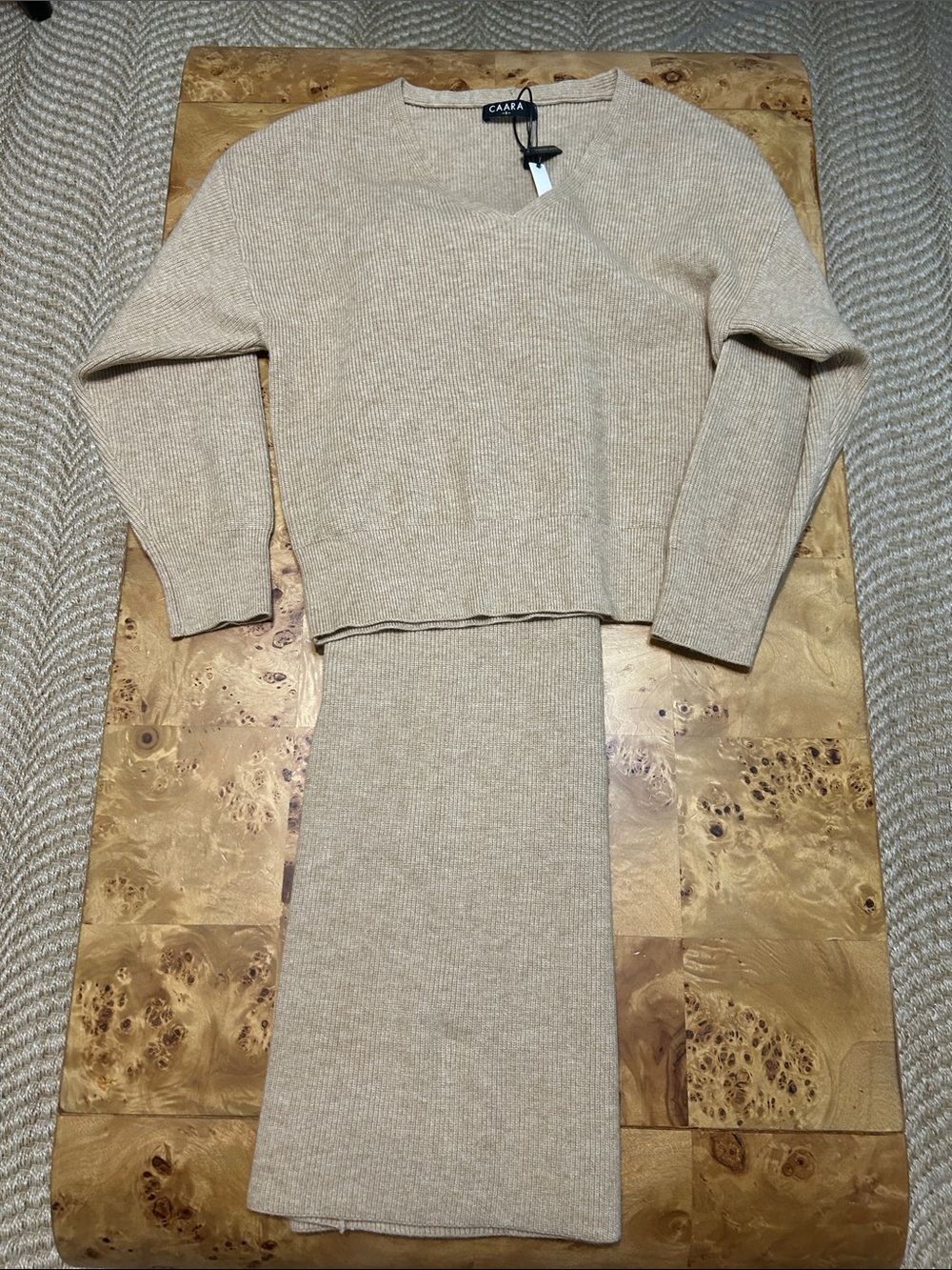 Few Moda sweater skirt and top set NWT